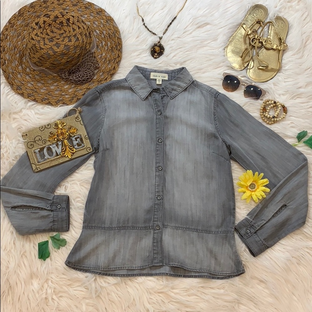 Anthropologie Cloth & Stone Top-c2 - Picture 2 of 8